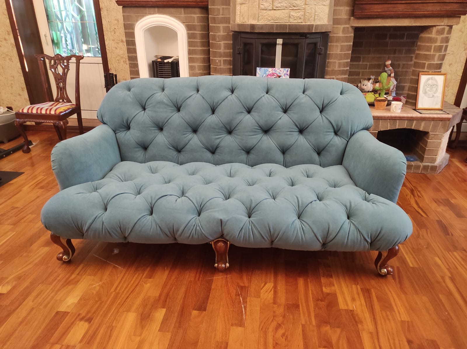 Перетяжка дивана. Спасск